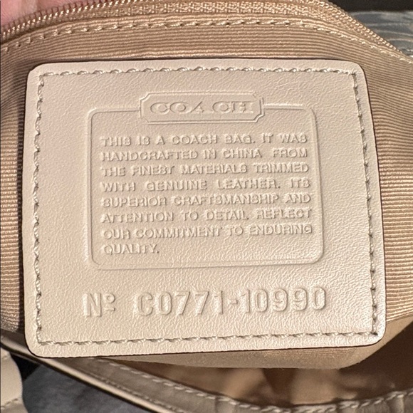 Coach *Vintage* Chelsea Optic Signature Shoulder Bag NWOT 🦄 RARE 🦄 Hobo - Picture 7 of 7